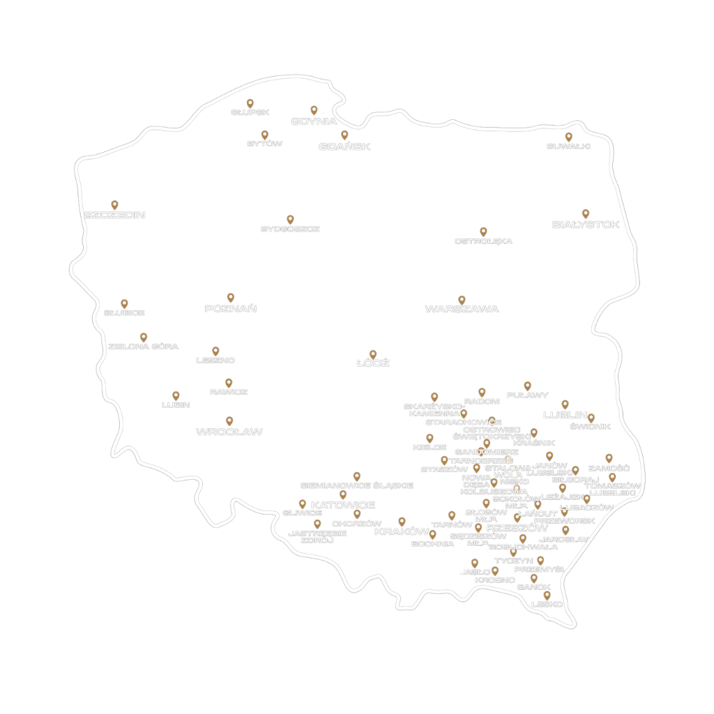mapa salonów Gentlemen Barber Shop